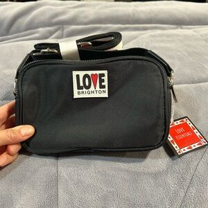 BRAND NEW BRIGHTON CROSS BODY BAG WITH TAGS it has 2 zippered pockets